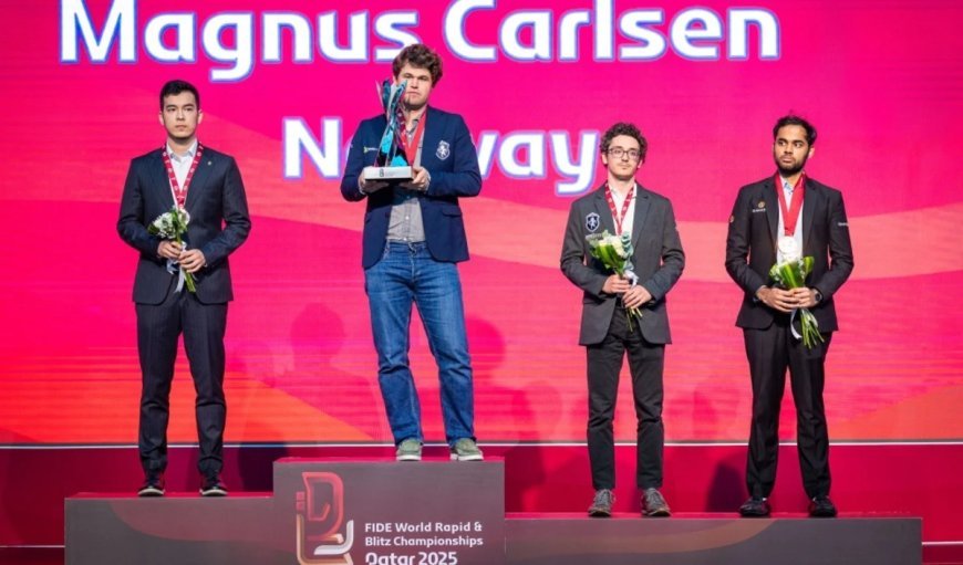 Carlsen का जलवा बरकरार! 9वीं बार वर्ल्ड ब्लिट्ज चैंपियन, असाउबायेवा ने भी किया 'Triple Crown' हासिल