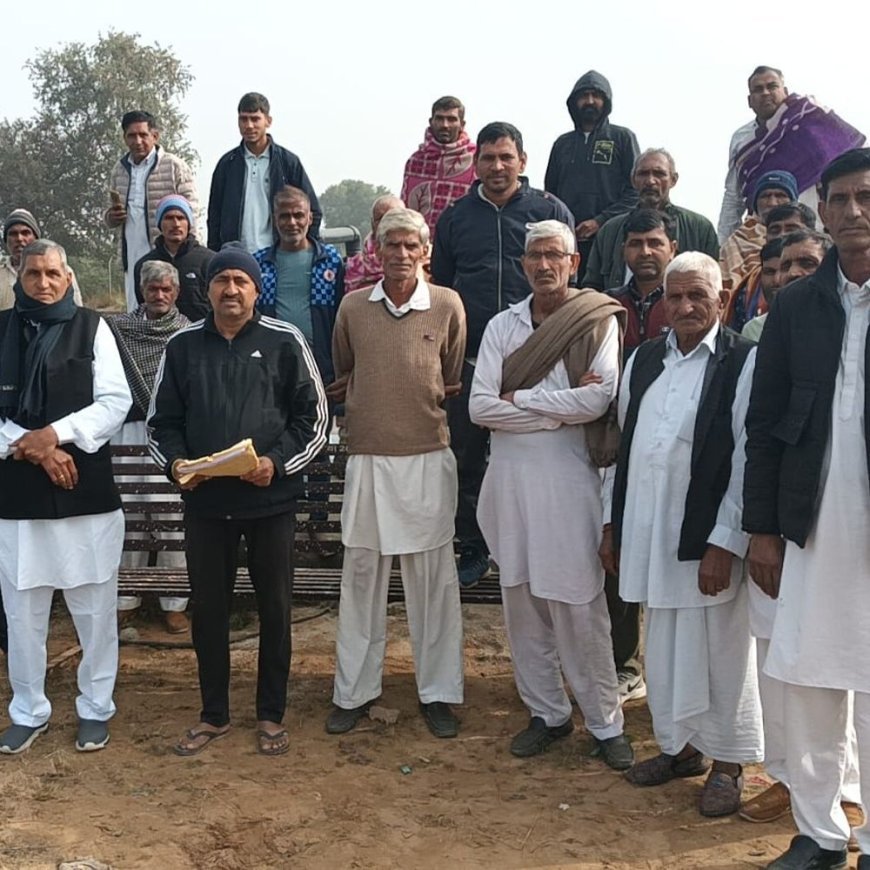 सिरसा में सूक्ष्म सिंचाई परियोजना का ट्रांसफार्मर जला:सिंचाई न होने से 850 एकड़ की फसल सूख रही, किसानों ने जताया रोष