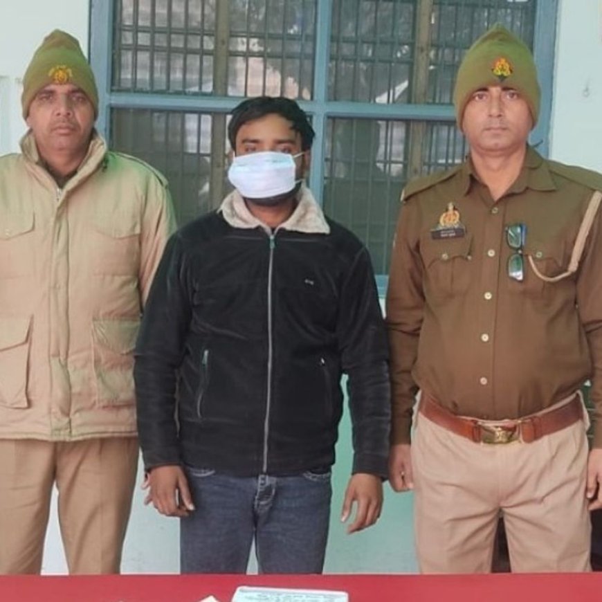 बागपत कोतवाली पुलिस की बड़ी कार्रवाई:चेकिंग में एक अभियुक्त गिरफ्तार, दो अवैध तमंचे बरामद