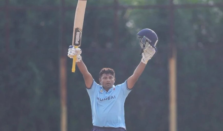 IPL Auction के बाद सरफराज़ ख़ान का पहला धमाका, 15 गेंदों में जड़ा सबसे तेज़ 50  का Record