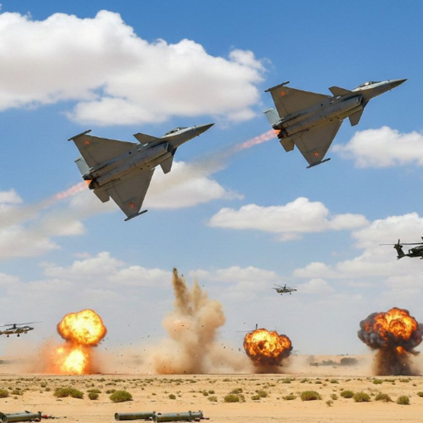 जैसलमेर के रेतीले धोरों में गूंजेगी भारत की ललकार:वायु शक्ति-2026 की तैयारियां तेज, राफेल और तेजस दिखाएंगे आसमानी पराक्रम