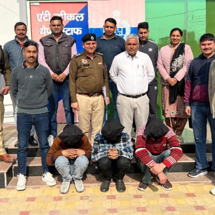 कैथल में चाकू की नौक पर महिला के गहने छीने:तीन आरोपी पकड़े गए, ई रिक्शा में वारदात की