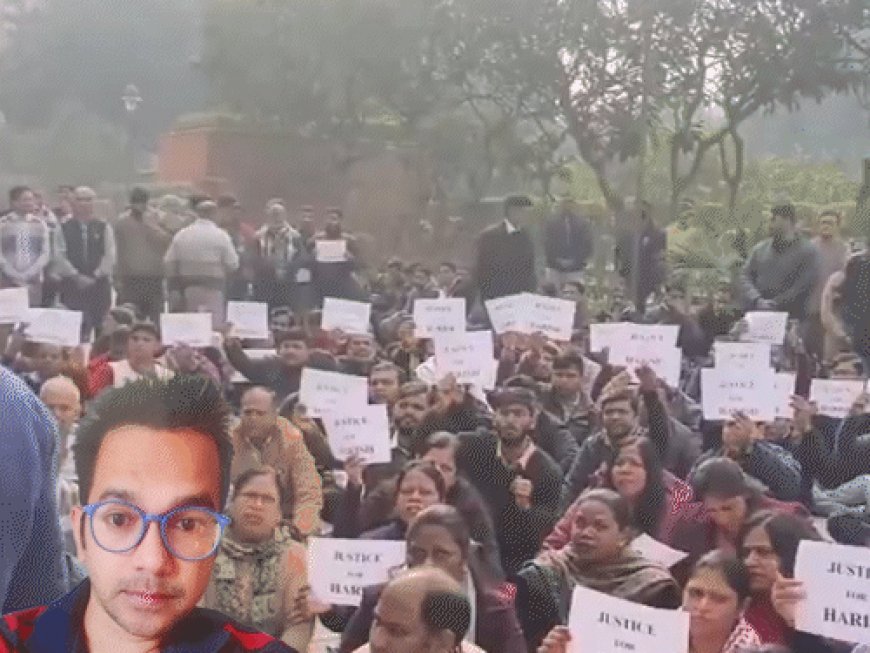 साकेत कोर्ट में स्टाफ ने बिल्डिंग से कूदकर सुसाइड किया:नोट में लिखा- काम के दबाव ने मुझे तोड़ दिया; वकीलों ने विरोध प्रदर्शन किया