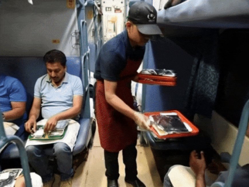 ट्रेंन में नॉनवेज खाना परोसने पर रेलवे को नोटिस:NHRC बोला- यात्रियों को पता होना चाहिए मीट हलाल है या झटका; चार हफ्ते में रिपोर्ट मांगी