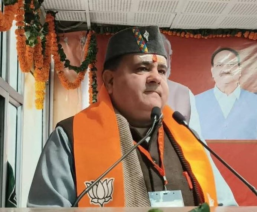 विकास मार्ग पर आगे बढ़ना चाहता है प्रदेश, विपक्ष अटका रहा रोड़े : भट्ट