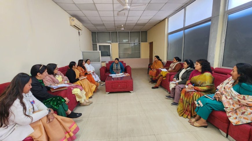 भाजपा महिला मोर्चा ने चुनावी दृष्टि से  कार्यक्रमों का रोड मैप बनाना किया शुरू!*