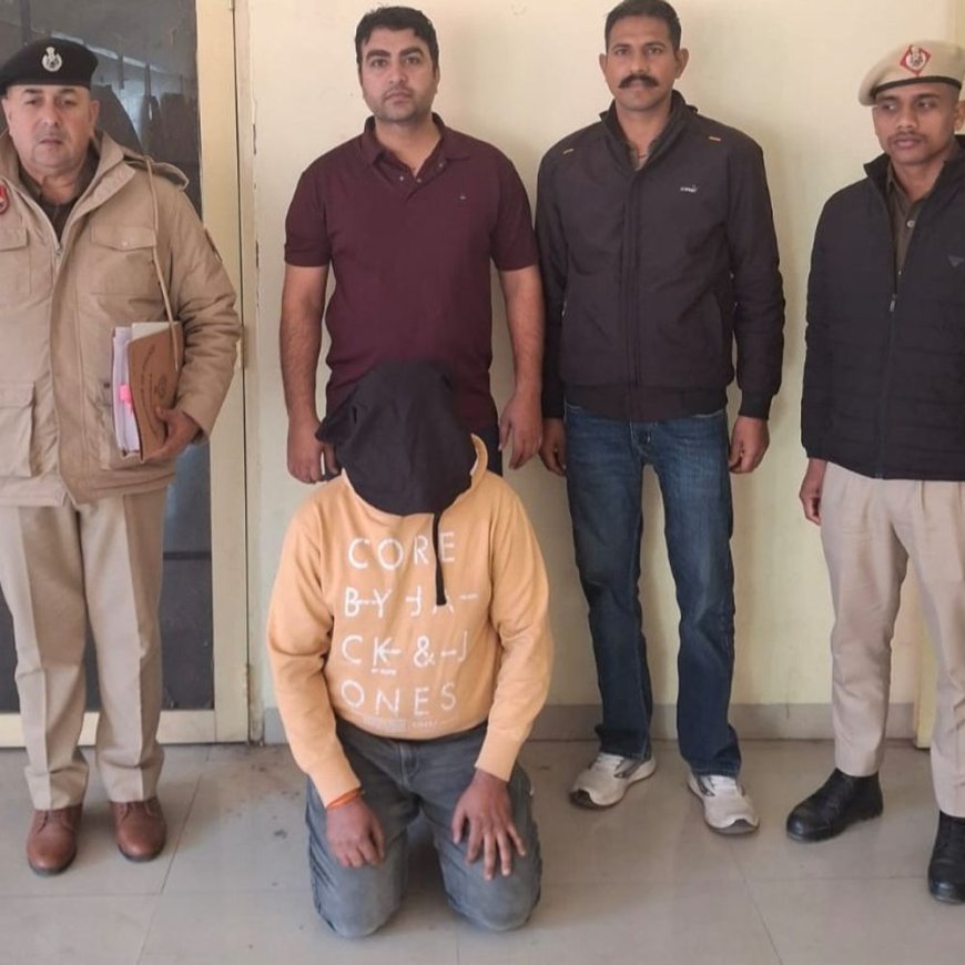 पंचकूला में बुजुर्ग महिला को डिजिटल अरेस्ट करने वाला गिरफ्तार:दिल्ली का रहने वाला, फर्जी कोर्ट-थाना दिखाकर 2.98 करोड़ रुपए हड़पे थे