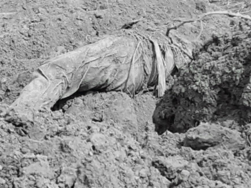 कुशीनगर में मकान में मिट्टी भराई के दौरान शव मिला:कपड़े में लिपटा दिखा बॉडी, लोगों ने ट्रॉली में लोड किया; हत्या की आशंका