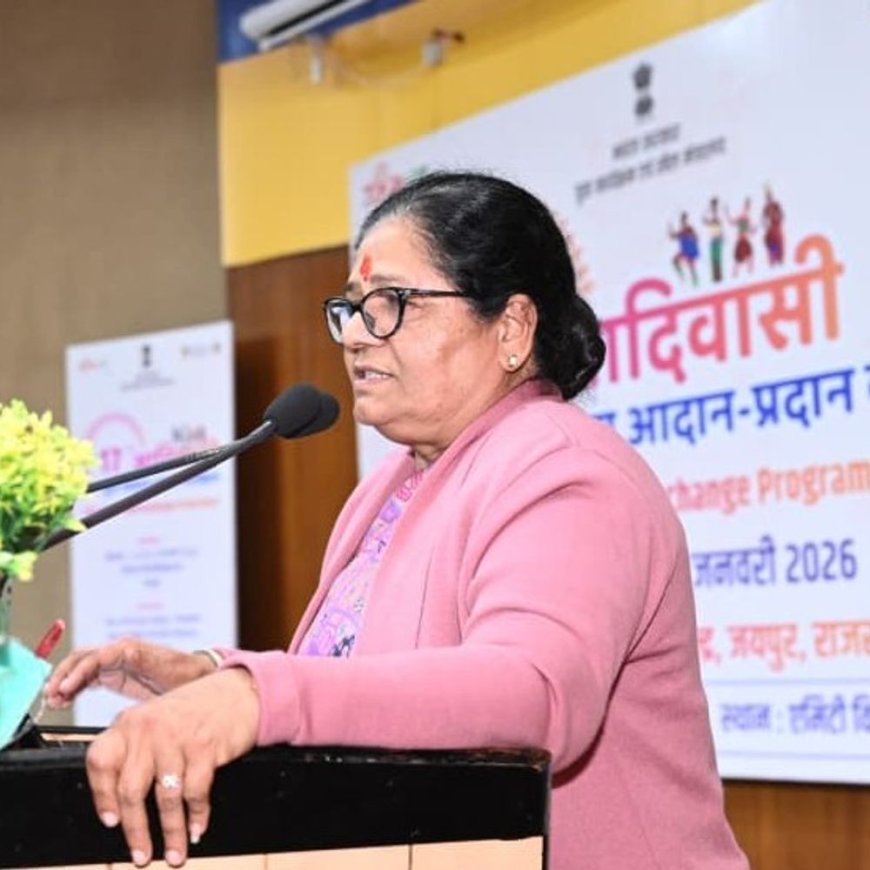 सांसद मंजू शर्मा बोलीं-आदिवासी संस्कृति भारत की ताकत:योजनाओं का लाभ अंतिम व्यक्ति तक पहुंचे, तभी सरकार की मंशा पूरी होगी