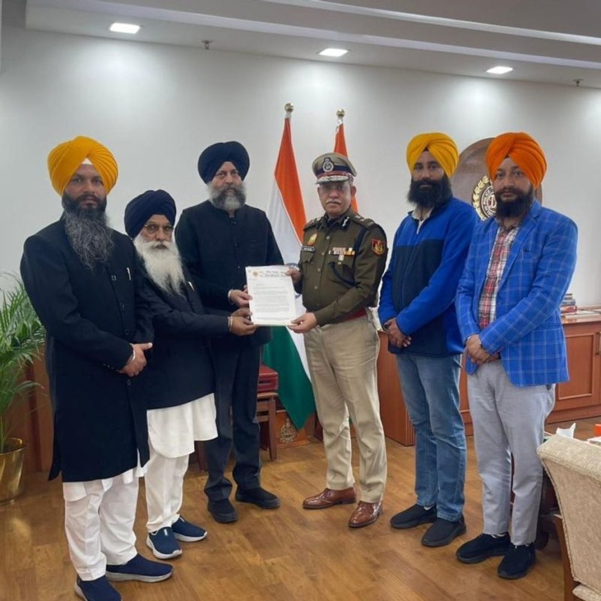 दिल्ली पुलिस कमिश्नर से मिला SGPC का प्रतिनिधिमंडल:पूर्व सीएम आतिशी के खिलाफ FIR की मांग, बोले- सिख गुरुओं पर टिप्पणी सहन नहीं