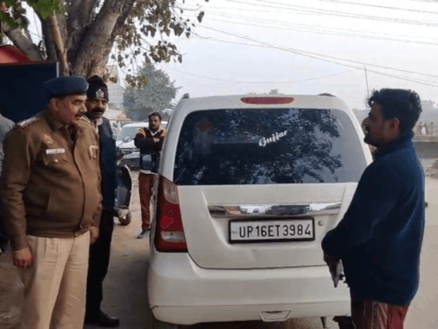 फरीदाबाद में कार से 100 लीटर पेट्रोल जब्त:चेकिंग के दौरान पुलिस ने रोकी; शीशों पर चढ़ी मिली काली फिल्म