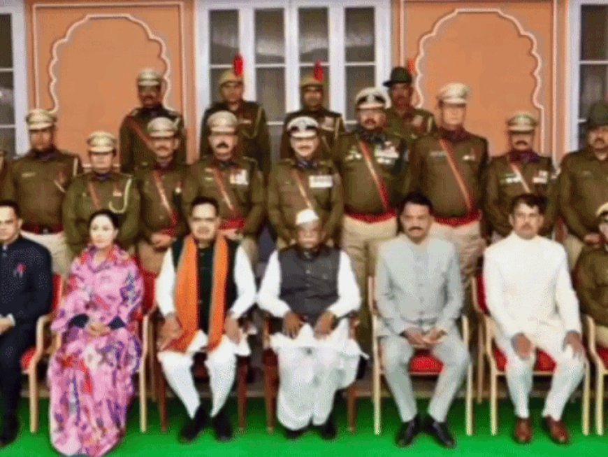 हनवंत सिंह राजपुरोहित को राष्ट्रपति पुलिस पदक:राज्य स्तरीय समारोह में राज्यपाल हरिभाऊ बागड़े ने दिया सम्मान, कई बहुचर्चित केस में निभा चुके हैं भूमिका