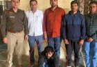 सोनीपत में पुलिस ने दबोचा इनामी बदमाश:होटल से फोन चोरी, युवक पर चाकू से हमला किया; कई थानों में दर्ज हैं केस
