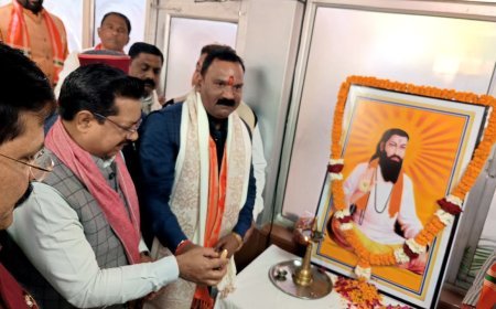 संत शिरोमणि कवि गुरु रविदास जी की  649वीं जयंती पर भाजपा प्रदेश कार्यालय में कार्यक्रम