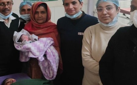 घरौंडा सिविल अस्पताल में पहली सिजेरियन डिलीवरी सफल:नए ऑपरेशन थियेटर में बच्ची का जन्म, 5 साल बाद गूंजी किलकारी