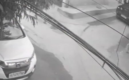 जयपुर में एक बार फिर काली थार का आतंक, VIDEO:चार कारों को मारी टक्कर, लोगों पर जीप चढ़ाने की कोशिश