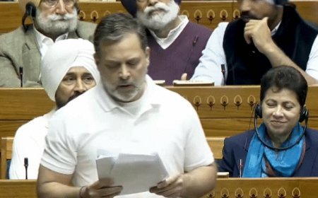 लोकसभा में राहुल बोले- चीनी टैंक डोकलाम तक पहुंचे:पूर्व आर्मी चीफ की किताब कोट की; शाह ने टोका, स्पीकर ने माइक बंद कराया, सदन स्थगित