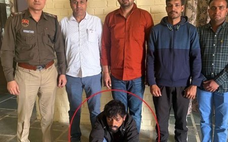 सोनीपत में पुलिस ने दबोचा इनामी बदमाश:होटल से फोन चोरी, युवक पर चाकू से हमला किया; कई थानों में दर्ज हैं केस