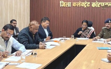 जिला कलेक्टर ने ली सड़क सुरक्षा समिति की बैठक:ओवरलोड वाहन, अवैध कट और पार्किंग पर कार्रवाई के निर्देश