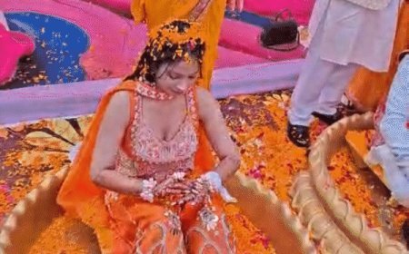 सोशल मीडिया से शादी तक: इशारों में पली मोहब्बत:आकाश–मुस्कान बने जीवनसाथी; हल्दी, संगीत में 100 से अधिक डेफ बच्चे और युवा समारोह में शामिल हुए