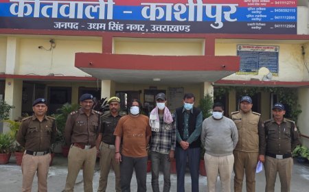 एसएसपी ऊधमसिंहनगर श्री अजय गणपति का अपराधियों के विरुद्ध कड़ा रुख —  लंबे समय से फरार 08 वारंटी गिरफ्तार