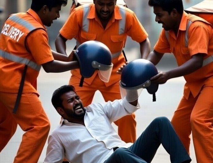 दिल्ली में तीन मर्डर, हेलमेट से पीट-पीटकर बिजनेसमैन की हत्या:रेलवे कर्मी का गला काटा; 3 नाबालिगों ने शख्स को चाकू मारा