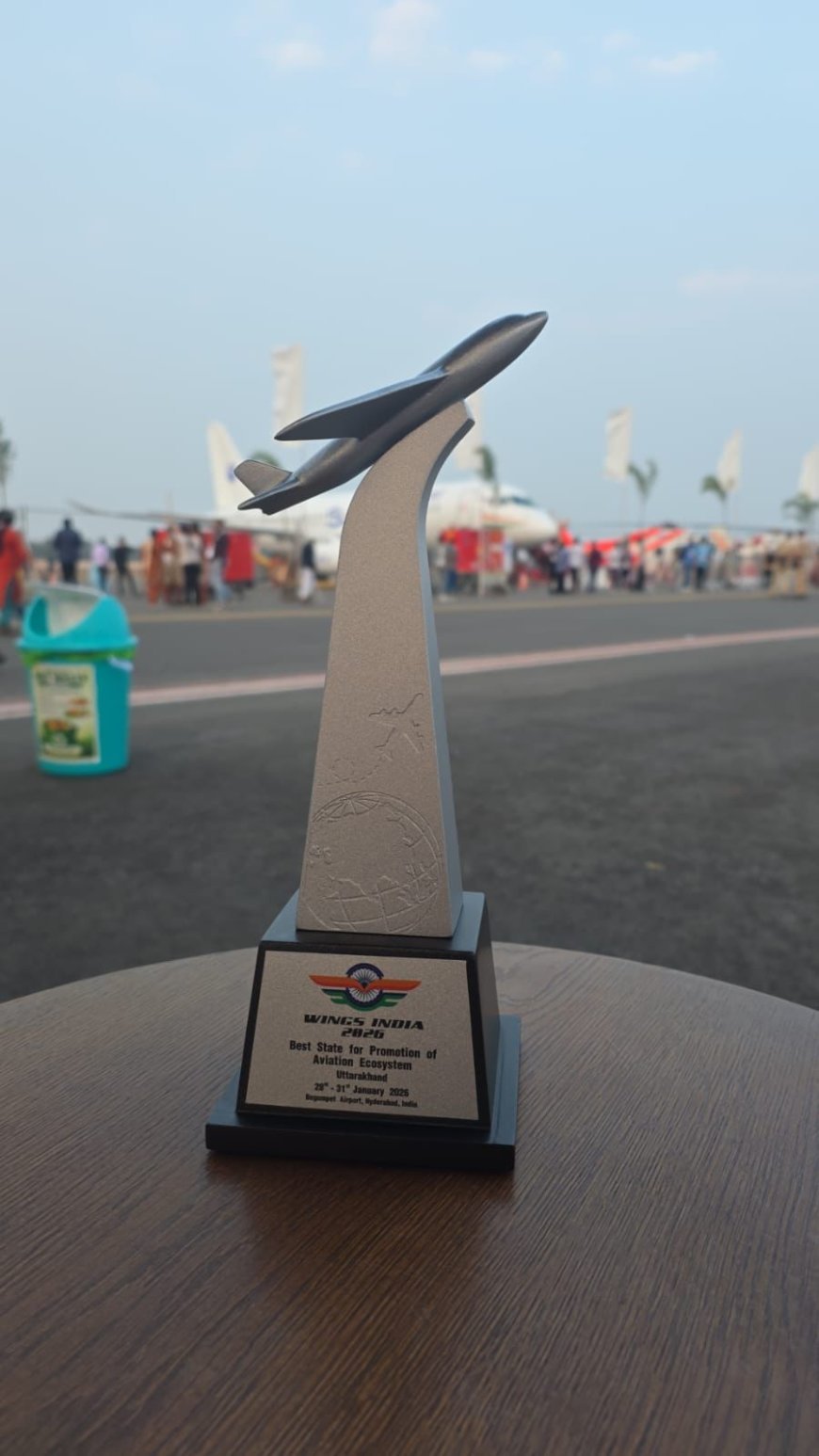 WINGS INDIA 2026 में उत्तराखंड को बड़ी सफलता, एविएशन इकोसिस्टम में सर्वश्रेष्ठ राज्य का राष्ट्रीय पुरस्कार*