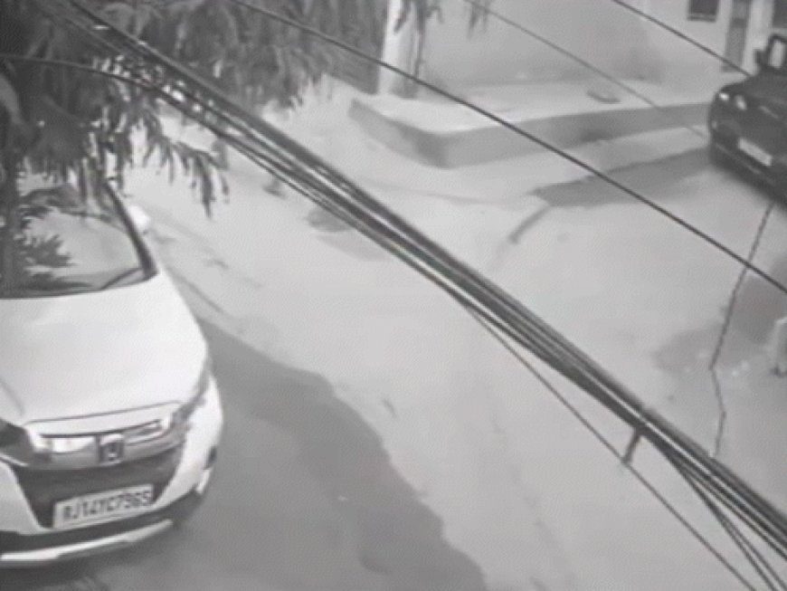 जयपुर में एक बार फिर काली थार का आतंक, VIDEO:चार कारों को मारी टक्कर, लोगों पर जीप चढ़ाने की कोशिश