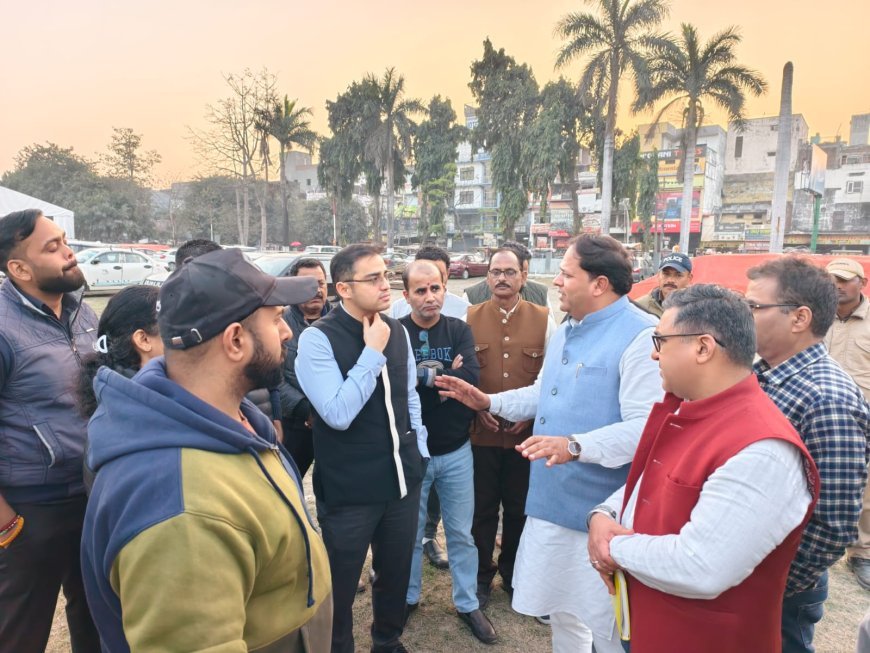 यूएस नगर कार्निवल और मुख्यमंत्री के आगमन की तैयारियों का महापौर ने लिया जायजा