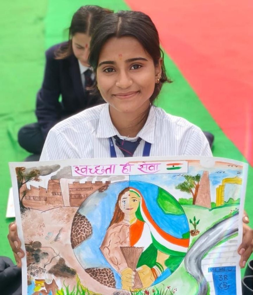 सरस मेले में नगर निगम रुद्रपुर द्वारा भव्य स्वच्छता पेंटिंग प्रतियोगिता एवं जनजागरूकता कार्यक्रम का आयोजन*