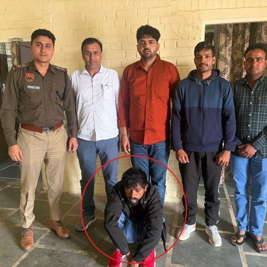 सोनीपत में पुलिस ने दबोचा इनामी बदमाश:होटल से फोन चोरी, युवक पर चाकू से हमला किया; कई थानों में दर्ज हैं केस