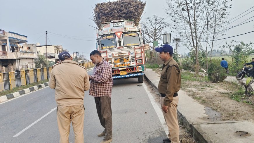 माननीय मुख्यमंत्री उत्तराखंड श्री पुष्कर सिंह धामी महोदय के आदेशानुसार SSP ऊधम सिंह नगर द्वारा संपूर्ण जनपद में ओवरलोडिंग के विरुद्ध वृहद स्तर सघन चेकिंग अभियान चलाया गया है*