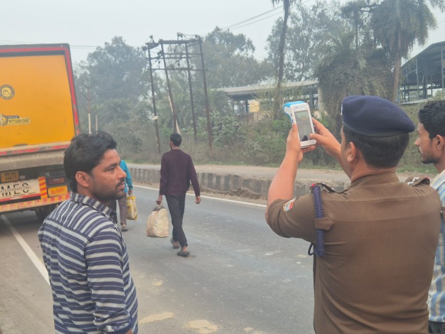 अभियान के तहत जनपद के समस्त थानों द्वारा ओवरलोडिंग के खिलाफ कार्रवाई की जा रही है