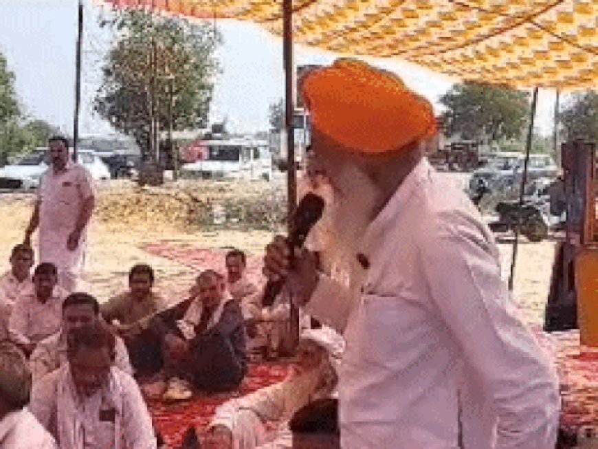 रोहतक में मकडौली टोल पर किसानों का प्रदर्शन:किसान नेता चढूनी का ऐलान- 10 को ट्रैक्टर मार्च निकालेंगे, 23 को संसद का घेराव