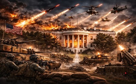 मिसाइलों से हमले...व्हाइट हाउस को फोर्स ने घेरा, अमेरिका में खौफ!