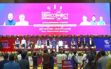 सेमीकंडक्टर के क्षेत्र में गुजरात की ऊंची उड़ान, 'सेमीकनेक्ट 2026' कॉन्फ्रेंस की भव्य शुरुआत