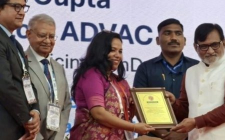 चंडीगढ़ PGI की डॉ. मधु को IAPSMCON 2026 सम्मान:बोली– 2047 तक विकसित भारत बनाने में टीकों की अहम भूमिका