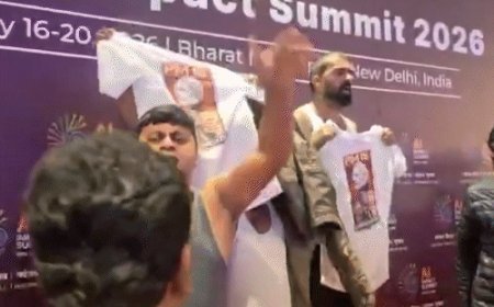 AI समिट में शर्टलेस प्रदर्शन-यूथ कांग्रेस के कार्यकर्ताओं को जमानत:दिल्ली कोर्ट बोली- नारे भड़काऊ नहीं थे, लोगों को डराने का सबूत नहीं