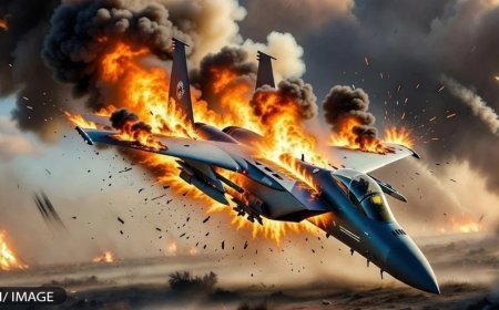 कुवैत में अमेरिकी फाइटर जेट F-15 हुआ क्रैश, पायलट सीट इजेक्ट कर बाहर आया