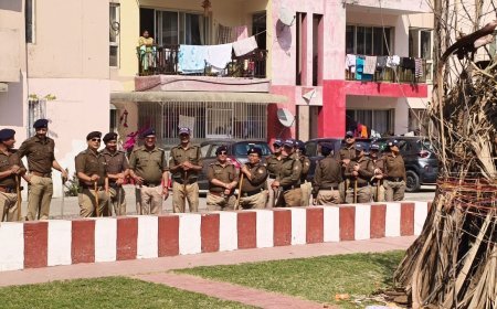 एसएसपी ऊधम सिंह नगर अजय गणपति के निर्देशन में होली पर्व ???? को लेकर पुलिस का फ्लैग मार्च*