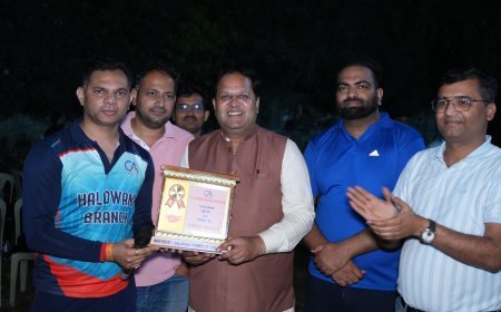 रुद्रपुर में CA’s XI और SGST XI के बीच रोमांचक मैत्री क्रिकेट मैच आयोजित:*