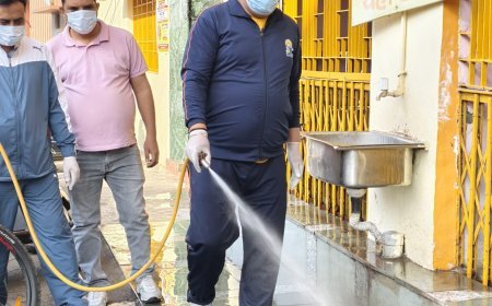 नगर निगम ने पांच मंदिर में चलाया विशेष स्वच्छता अभियान