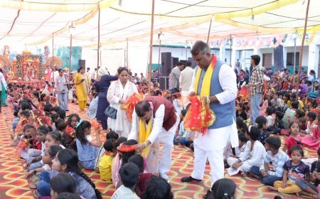 नवरात्रि के पावन अवसर पर श्रद्धा, सेवा और सांस्कृतिक आस्था का भव्य संगम देखने को मिला।