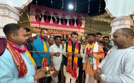 विधायक शिव अरोरा ने पिपलिया न. 2 क्षेत्र में विधायकनिधि से स्वीकृत राधा गोविन्द मन्दिर के सौंदर्यकरण कार्य का फीता काटकर किया लोकार्पण*