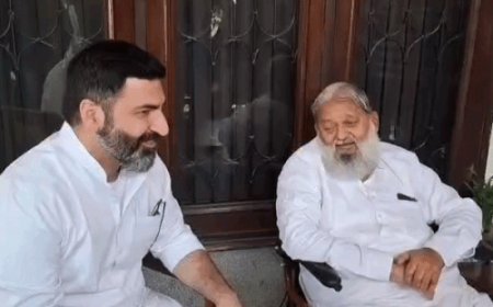 मंत्री अनिज विज से मिले सिरसा MLA सेतिया:जाना हालचाल, बोले-पार्टीबाजी एक अलग चीज, उनसे कुछ सीखने को मिलता है