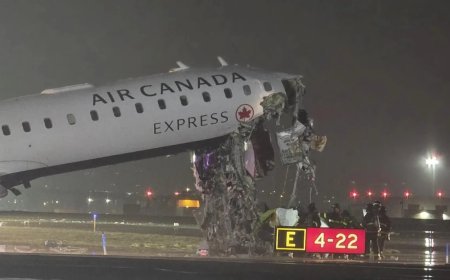 New York के LaGuardia Airport पर बड़ा हादसा, रनवे पर दमकल से टकराया Air Canada विमान, 2 की मौत