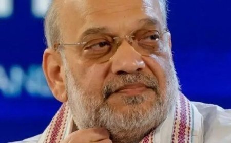 भास्कर अपडेट्स:गृह मंत्री अमित शाह की फ्लाइट 2 घंटे लेट, खराब मौसम के कारण हवा में चक्कर लगाती रही