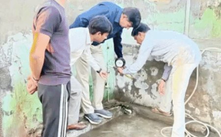 ADM, SDM शहर में निकले, पानी के अवैध कनेक्शन हटेंगे:गर्मी में पानी की किल्लत नहीं हो, शहर में लग चुकी नई बोरिंग चालू करने को कहा