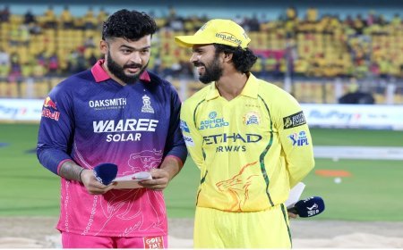 RR vs CSK: राजस्थान रॉयल्स और चेन्नई सुपर किंग्स मुकाबले में सैमसन-जडेजा का डेब्यू, देखें दोनों प्लेइंग 11