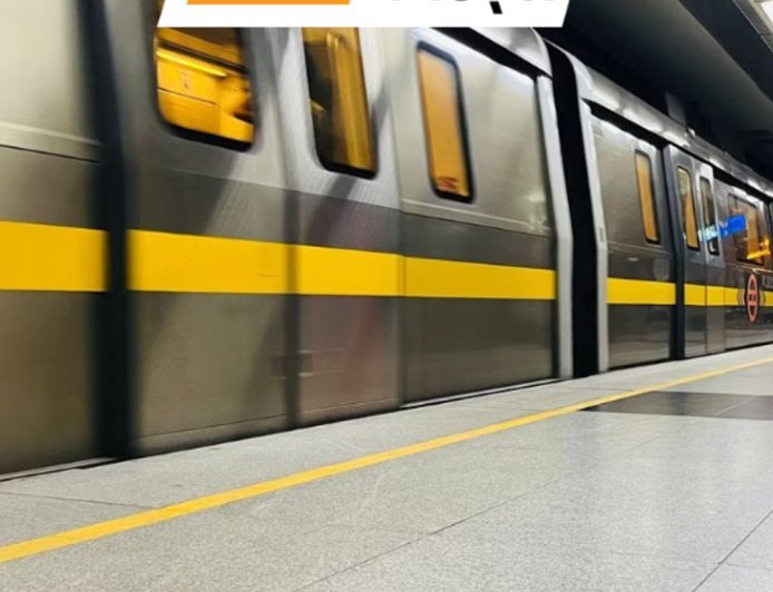 भास्कर अपडेट्स:दिल्ली मेट्रो की यलो लाइन पर पैसेंजर ट्रैक पर आया, सर्विस करीब डेढ़ घंटे तक बाधित रही